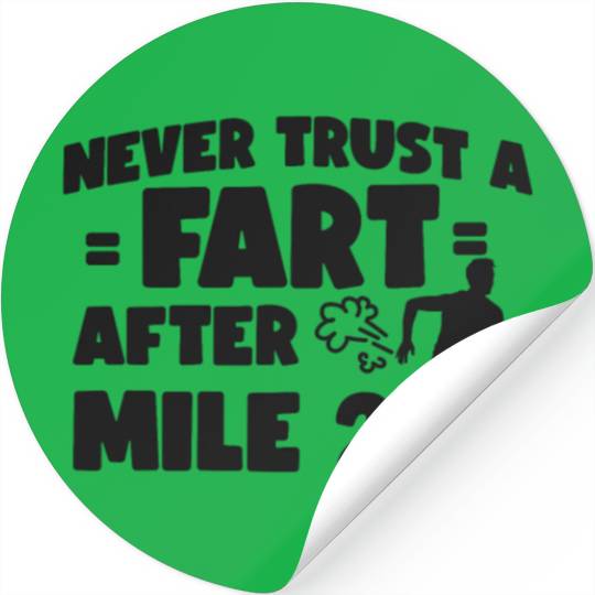 Running Runner Half Marathon Never Stickers
