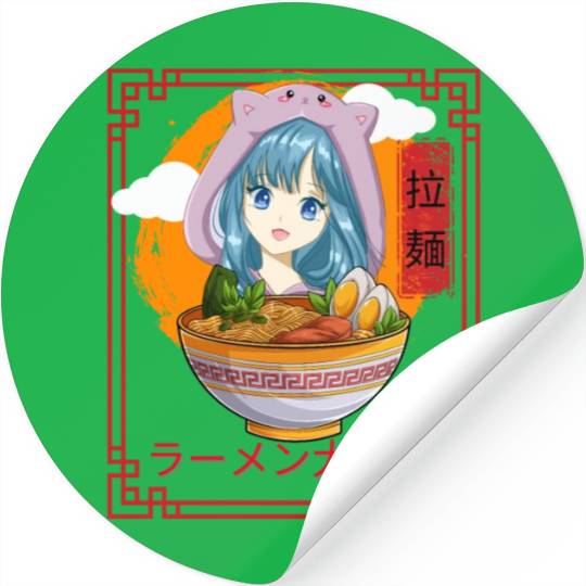 I Love Ramen Stickers