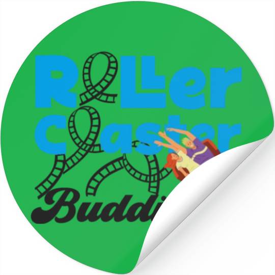 Roller Coaster Friends Besties Stickers