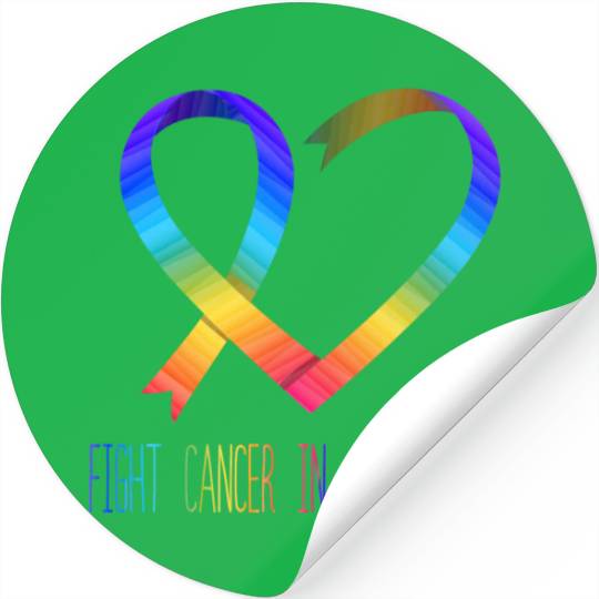 Cancer Sucks In Every Color Fighter Fight Support Stickers