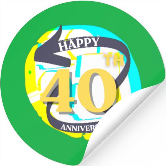 ANNIVERSARY 40 Stickers
