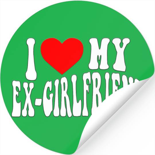 I Love My Ex Girlfriend stroke Stickers