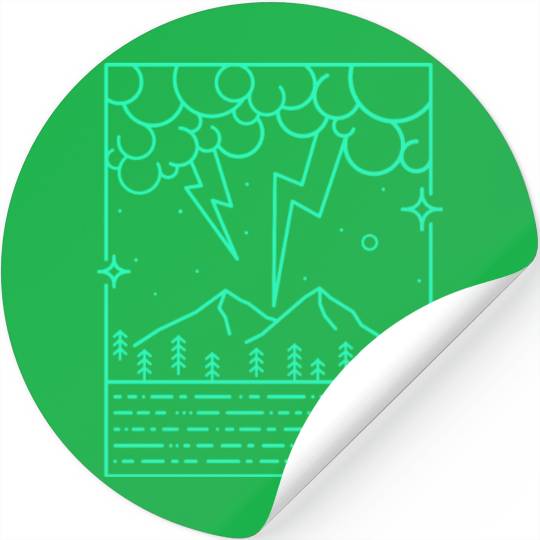 Flash icon Stickers