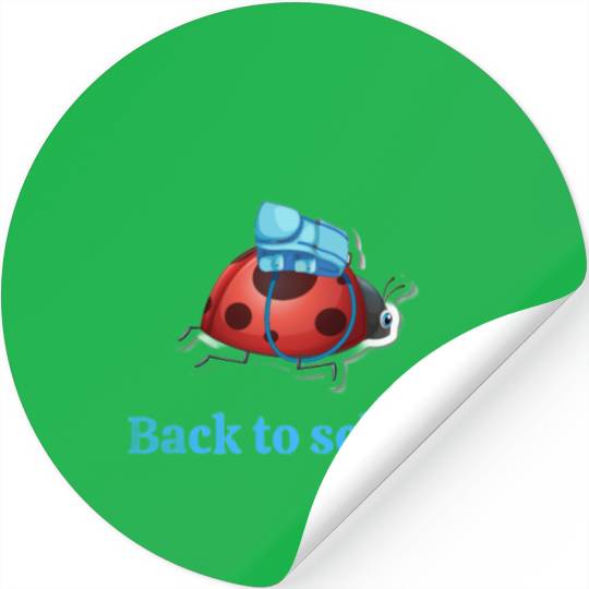 Ladybug back to school Stickers