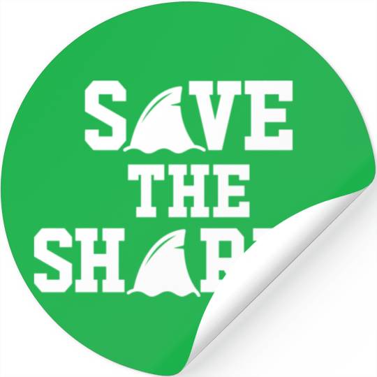 Shark Lovers Marine Biologist Save The Sharks Stickers