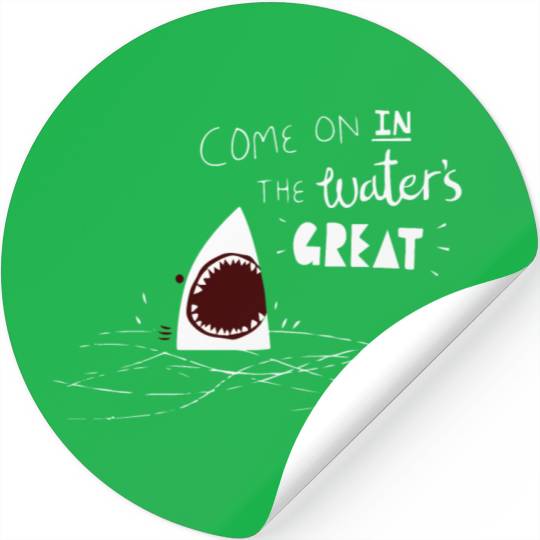 Great Advice Shark Stickers