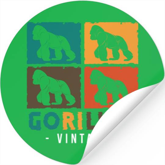Gorilla Training Weightlifting Stickers