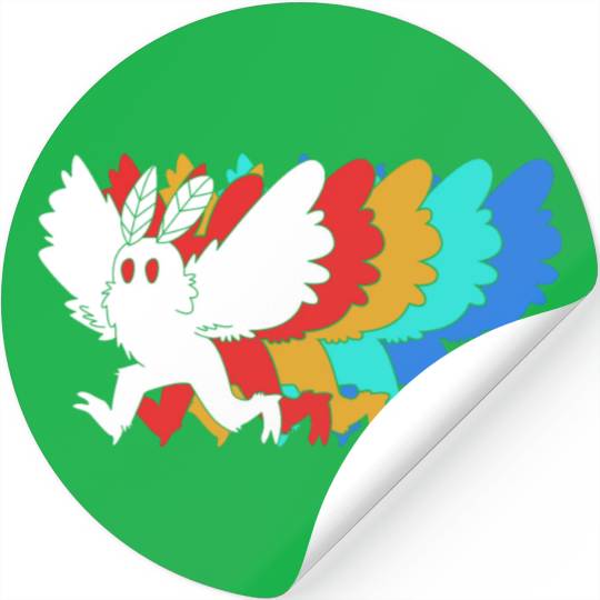 Cryptozoologist Cryptid Mothman Stickers
