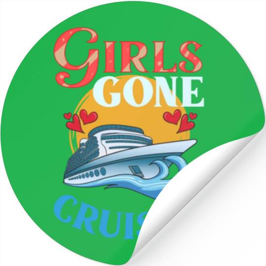Cruise Ship Vacation Trip Party Sailing Boating Stickers