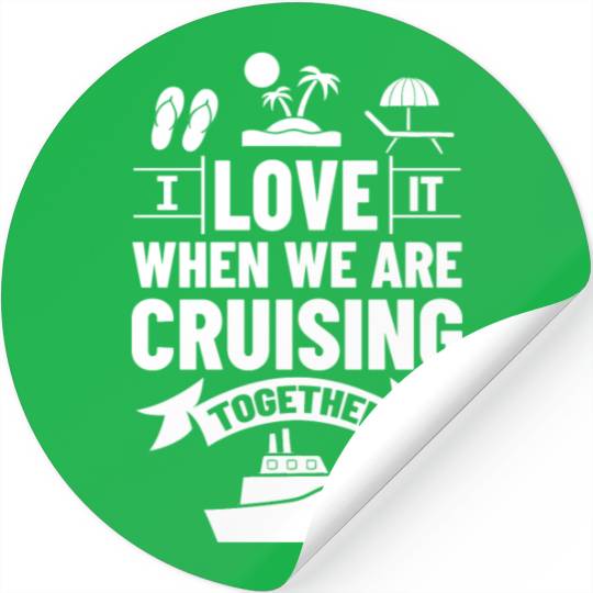 Cruise Ship Vacation Trip Party Sailing Boating Stickers