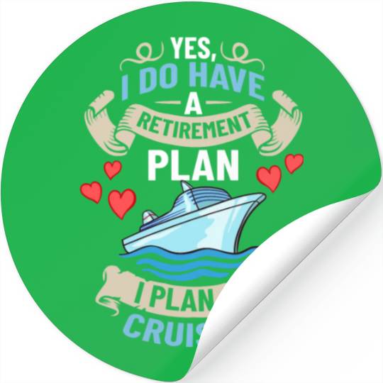 Cruise Ship Vacation Trip Party Sailing Boating Stickers