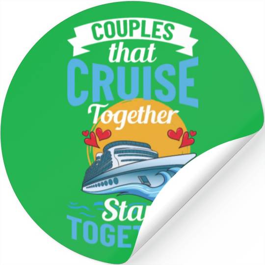 Cruise Ship Vacation Trip Party Sailing Boating Stickers