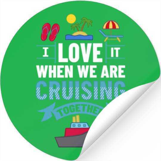 Cruise Ship Vacation Trip Party Sailing Boating Stickers