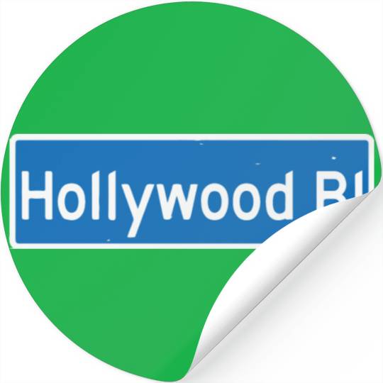 Hollywood Boulevard Bl Stickers