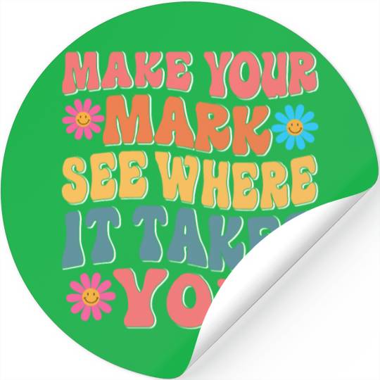 Make Your Mark Dot Day See Where It Takes You Stickers