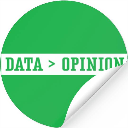 Data > Opinion Coder Code Coding Programmer Stickers