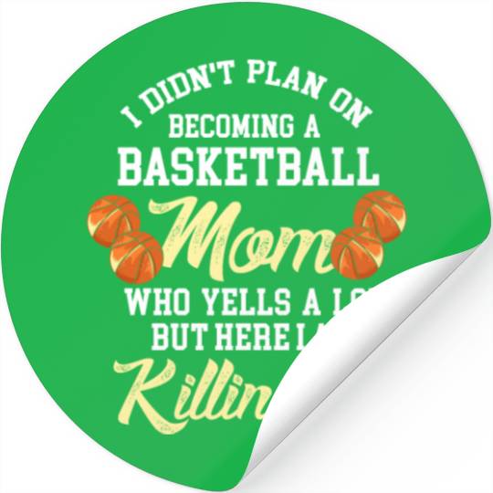 Basketball Mom Stickers