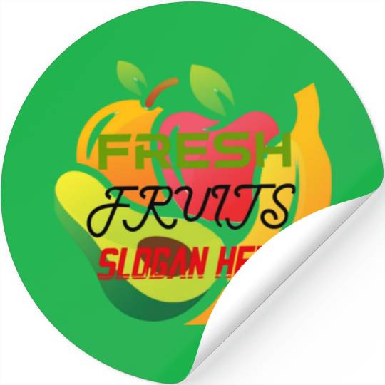 Fresh fruit solution Stickers