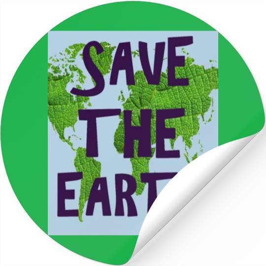 SAVE THE EARTH Stickers