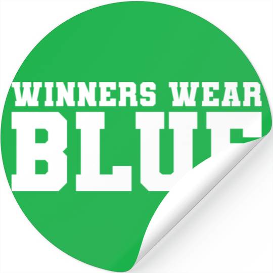 High School Musical EJ Winners Wear Blue Tank Stickers
