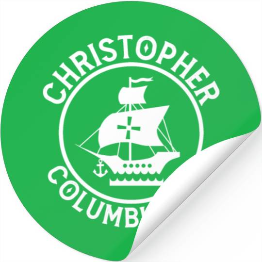 Funny Christopher Columbus Day Stickers