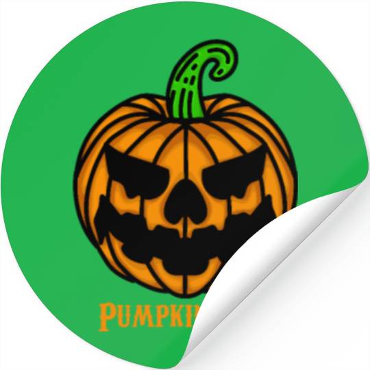 pumpkin head Stickers