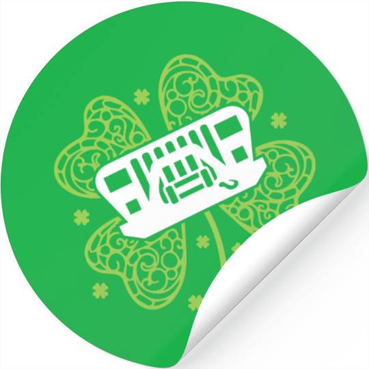 Shamrock Jeep Stickers