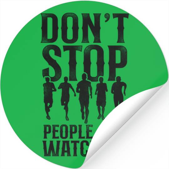 Running Runner Half Marathon Stickers