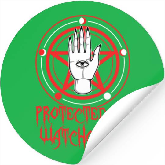 Protected By Witchcraft Stickers