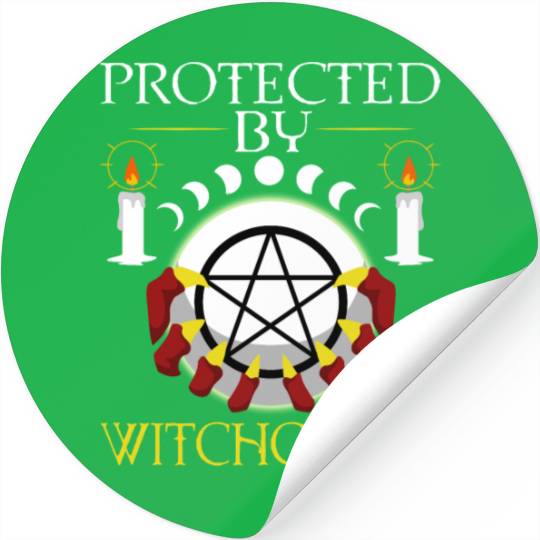 Protected By Witchcraft Stickers
