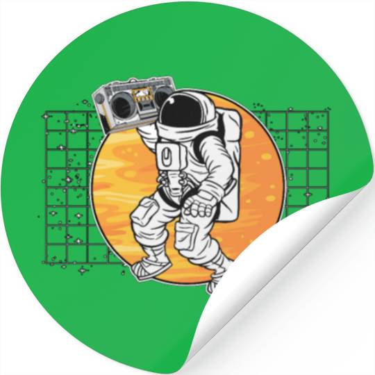 Astronomy Music Lover Radio Space Universe Galaxy Stickers