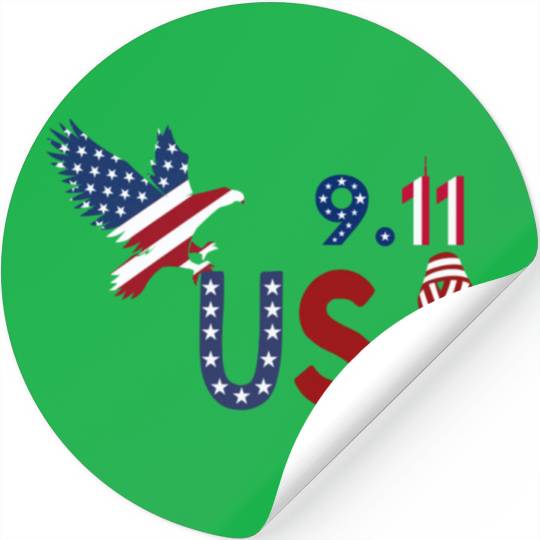 Patriot Day 9.11 Stickers