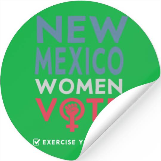 New Mexico Women Vote Voter 2022 Election Stickers