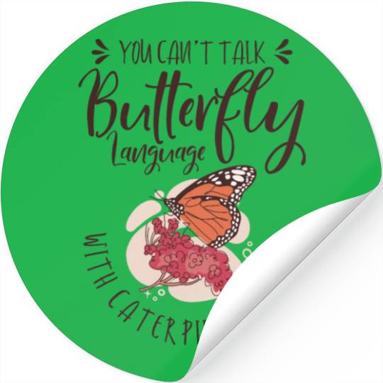 Celestial Art Butterfly Talking Mystical Insect Stickers