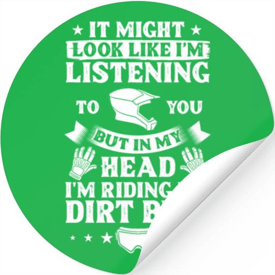 Dirt Bike Electric Motocross Riding MX Rider Stickers