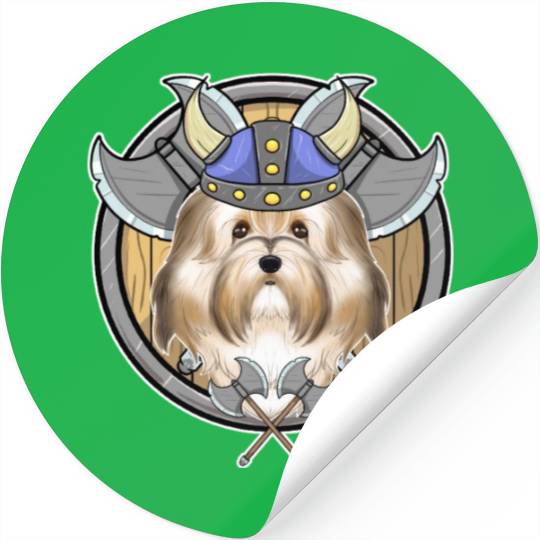 Havanese I Valhalla I Viking Stickers