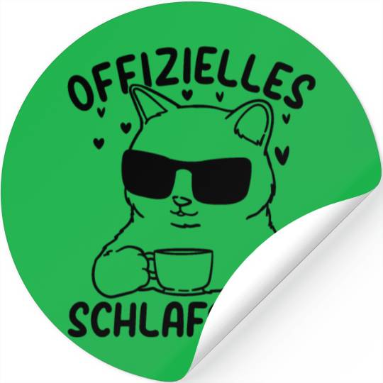 Cats Cute Cat I Official Sleep Stickers Cats Sleep Sh