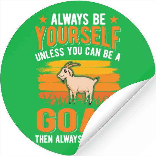 Goat Farmer Stickers