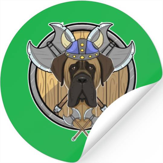 Mastiff I Valhalla I Viking Stickers