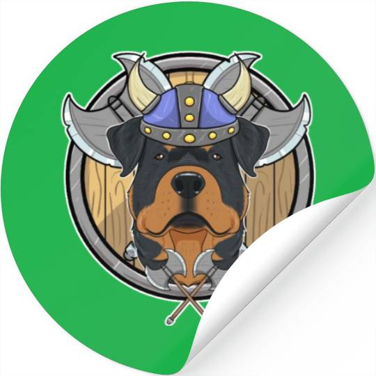 Rottweiler I Valhalla I Viking Stickers