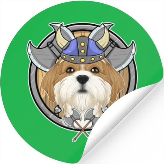 Shih Tzu I Valhalla I Viking Stickers