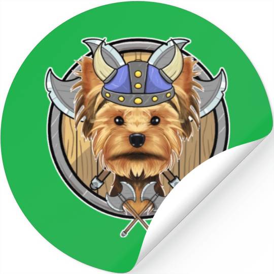 Yorkshire Terrier I Valhalla I Viking Stickers