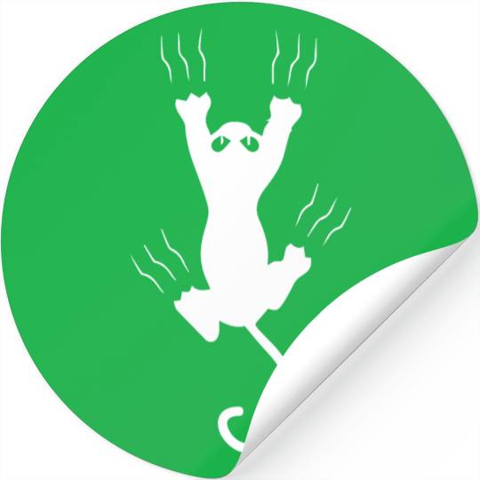 Angry cat Stickers