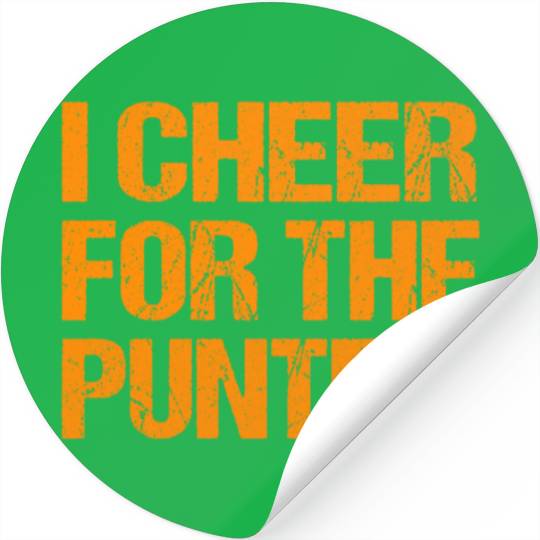 I Cheer For The Punter 2022 Stickers