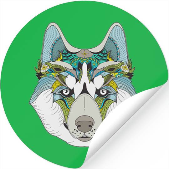 the wolf Stickers