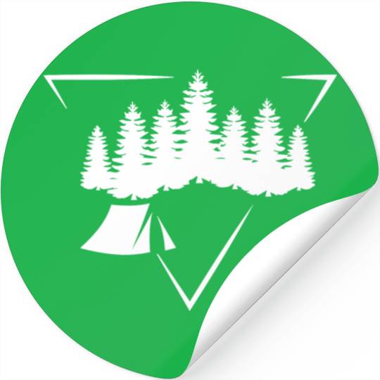 Triangle Forest Wild Stickers