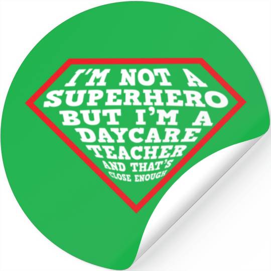 Daycare Teacher Childcare Provider Stickers