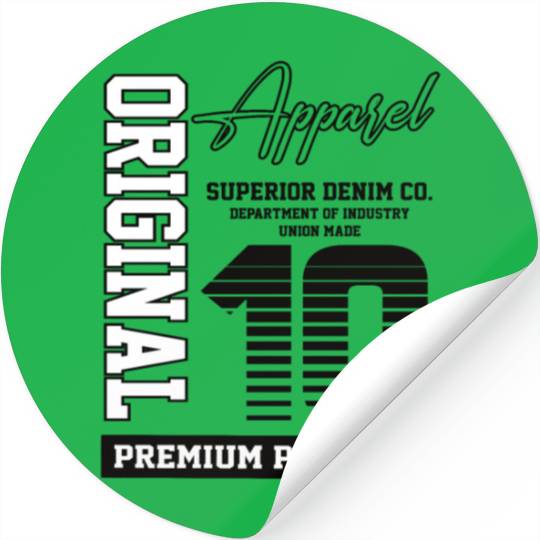 2010 Vintage Birthday Vintage Gift Retro Stickers