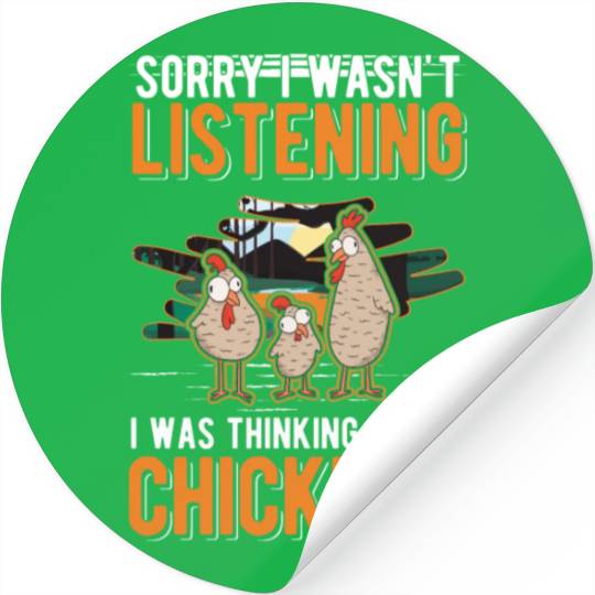Chickens Gift Chicken Stickers