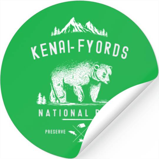 Alaska Stickers Men's Women Children USA North Pole